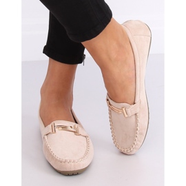 Women's beige moccasins ZA01P Beige 1 Women's beige moccasins ZA01P Beige 1