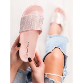 SHELOVET Slippers On The Platform pink 2