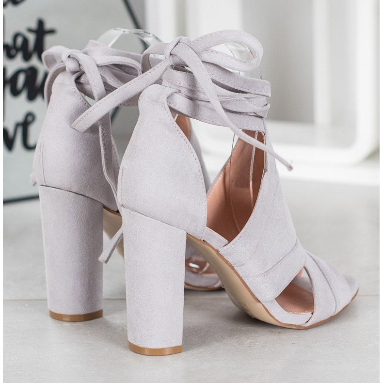 Seastar Tied Sandals On A Bar grey 1