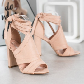 Seastar Tied Sandals On A Post beige 1