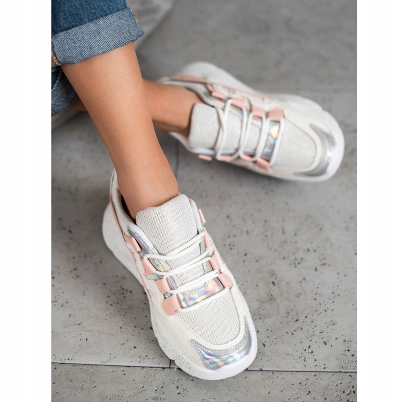 Seastar Sneakers With Glitter white multicolored 1