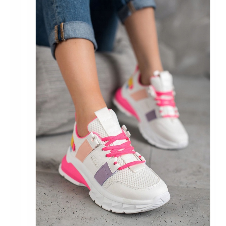 Seastar Colorful Sneakers With Mesh white multicolored 2