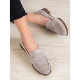 Seastar Slip-on Suede Shoes grey 1