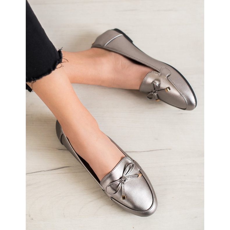 Clowse Elegant Silver Ballerinas grey 2