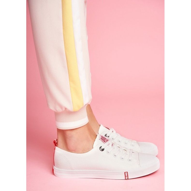 White women's shoes sneakers Big Star FF274087 1