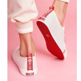 White women's shoes sneakers Big Star FF274087 2