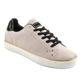 Pink stylish women's sneakers 6173-Y 1