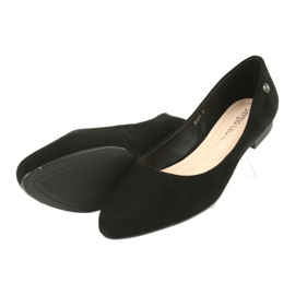 Black suede ballerinas Sergio Leone BL611 5
