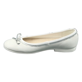 Ballerinas with a bow white pearl American Club GC29 / 19 multicolored 1