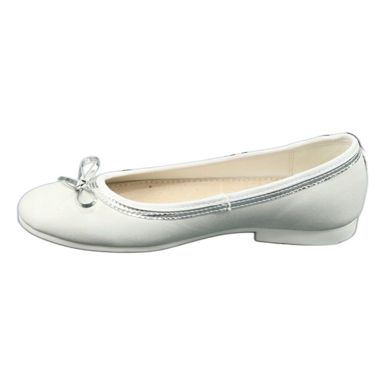 Ballerinas with a bow white pearl American Club GC29 / 19 multicolored 1