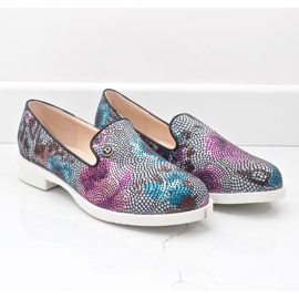 Classic black floral jazz shoes ZQ630-1 multicolored 2 Classic black floral jazz shoes ZQ630-1 multicolored 2