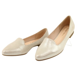 Lords gold ballerinas Sergio Leone 610 golden 3