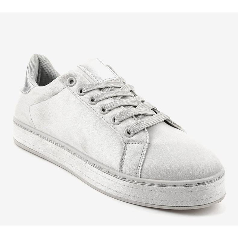 Gray classic women's sneakers R-307 grey 1
