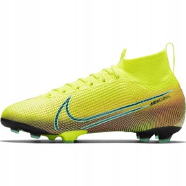 Nike Mercurial Superfly 7 Elite Mds Fg Jr BQ5420-703 soccer shoes yellow yellow 2