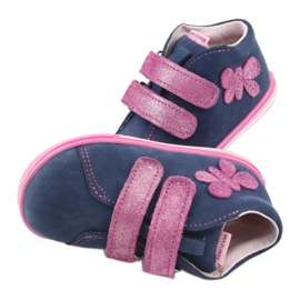 Mazurek 264 Motor -navy/pink butterfly boots blue 6