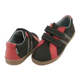 Mazurek 1235 boys shoes with black/red Velcro 5