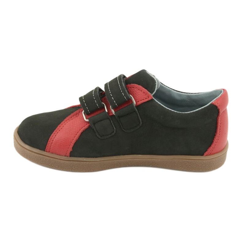 Mazurek 1235 boys shoes with black/red Velcro 2