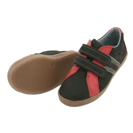 Mazurek 1235 boys shoes with black/red Velcro 4