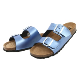 Medical slippers IZZI, BIOX Alex blue 3