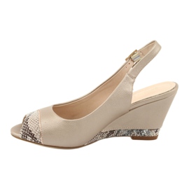 Gold capuccino sandals Sergio Leone 777 beige brown golden 2 Gold capuccino sandals Sergio Leone 777 beige brown golden 2