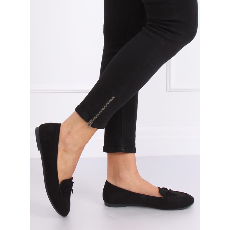 Black women's loafers 9F127 Black 2 Black women's loafers 9F127 Black 2