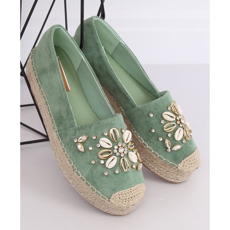 Green espadrilles JH96P Green 1