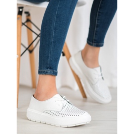 Goodin Light Leather Shoes white 2