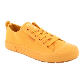 Yellow Big Star FF274A086 tied sneakers 1 Yellow Big Star FF274A086 tied sneakers 1