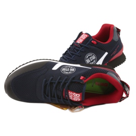 Big Star FF 174205 sports shoes white red navy blue 5