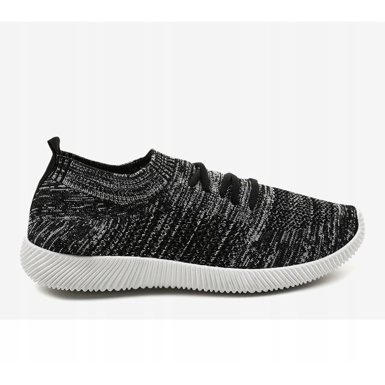 Gray men's sports shoes LW-1801 black grey 2 Gray men's sports shoes LW-1801 black grey 2