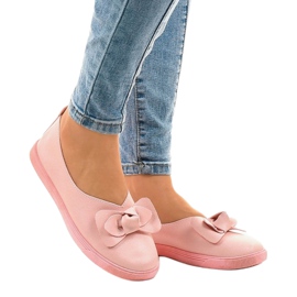Pink slip-on sneakers 8895-32 1