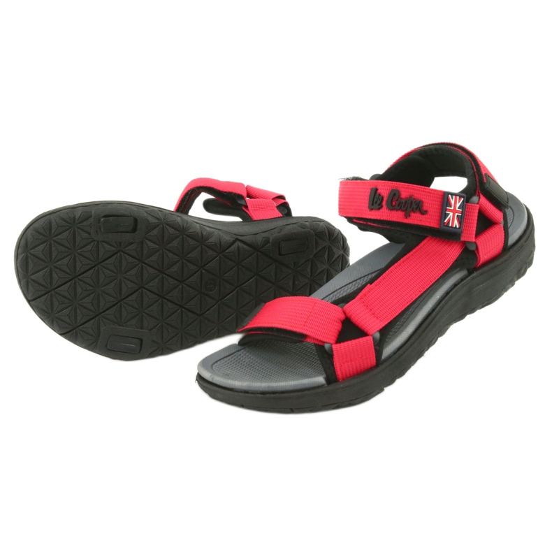 Sandals with a foam insert Lee Cooper LCW-20-34-014 black red 4