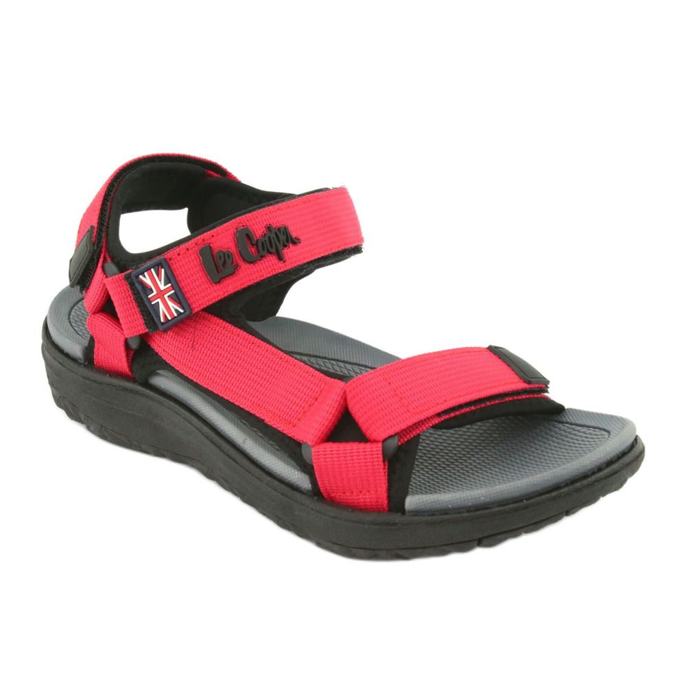 Red cooper chappals hotsell
