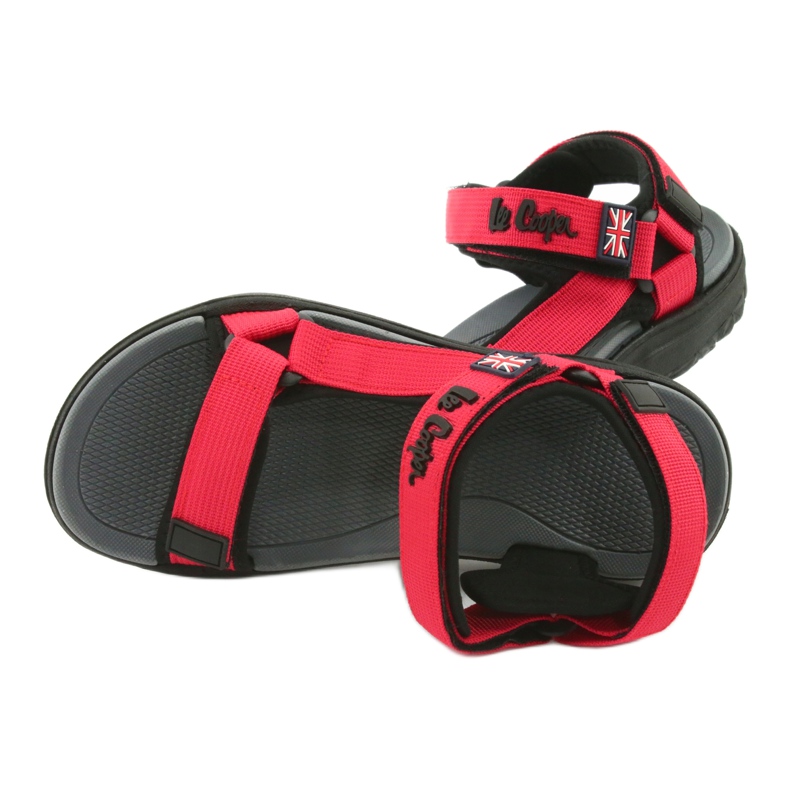 Sandals with a foam insert Lee Cooper LCW-20-34-014 black red 5