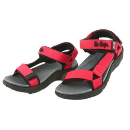 Sandals with a foam insert Lee Cooper LCW-20-34-014 black red 3