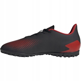 Adidas Predator 20.4 Tf EE9585 football boots black, red black 2