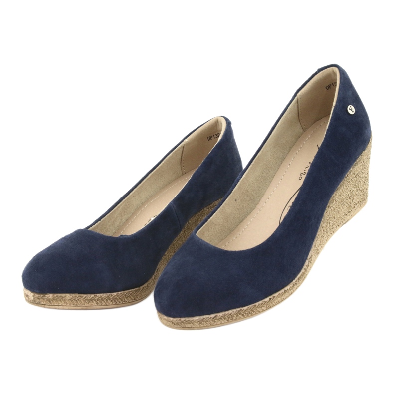 Pumps wedge Filippo DP1328 navy blue 3