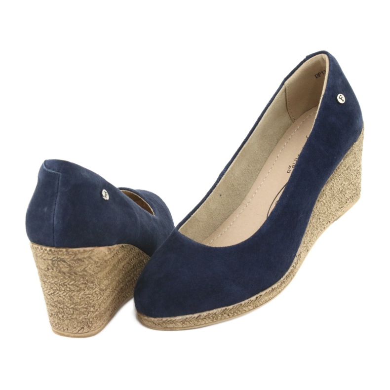 Pumps wedge Filippo DP1328 navy blue 4