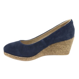 Pumps wedge Filippo DP1328 navy blue 2