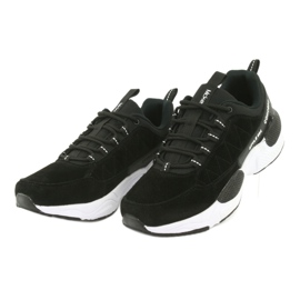 McKey MSP1464 suede sports shoes black 3