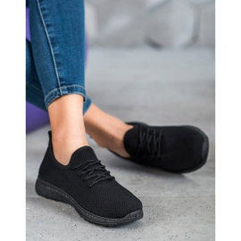 SHELOVET Comfortable Shoes On The Platform black 2