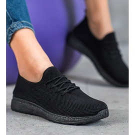 SHELOVET Comfortable Shoes On The Platform black 1