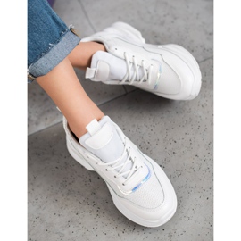 SHELOVET Fashionable Sneakers With Sequins white 1 SHELOVET Fashionable Sneakers With Sequins white 1