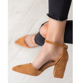 Seastar Stylish Suede Pumps beige 2