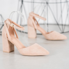 Seastar Stylish Suede Pumps brown 1