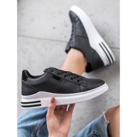 SHELOVET Fashionable Black Sport Shoes 2