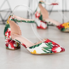 Seastar Comfortable pumps on a pillar multicolored 1