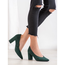 W. Potocki Pumps With Glitter green 1