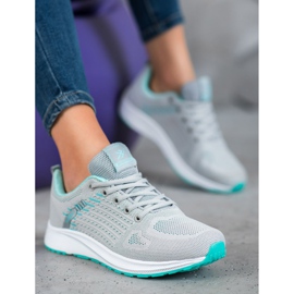 Ax Boxing Comfortable Openwork Sports Shoes grey green 1