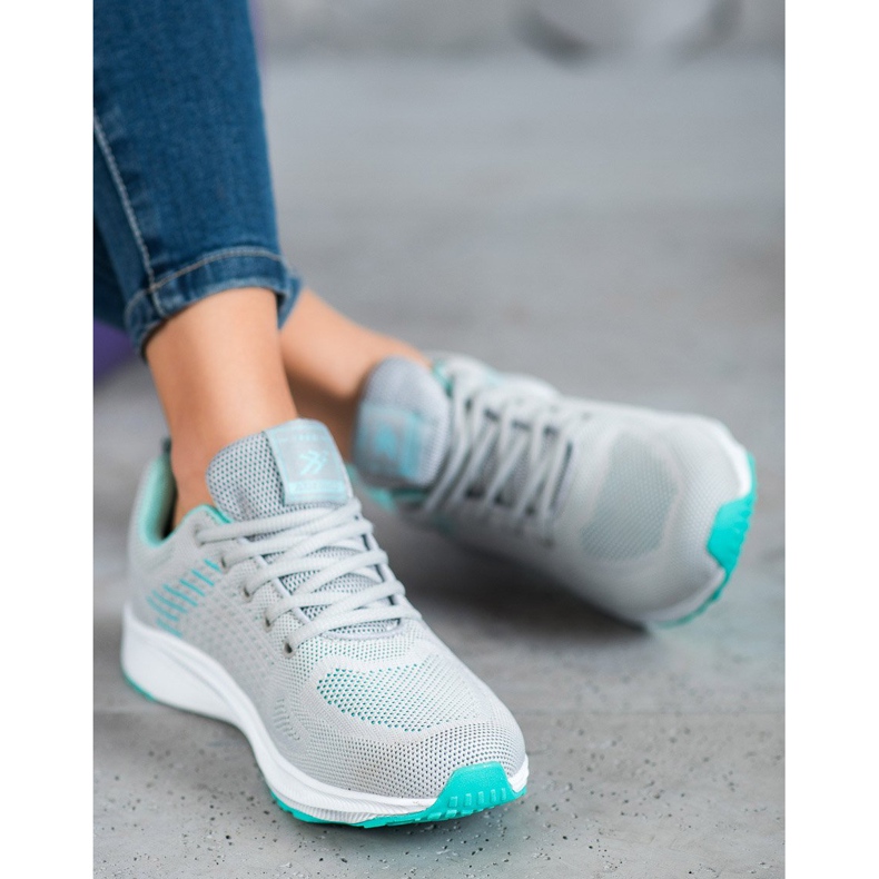 Ax Boxing Comfortable Openwork Sports Shoes grey green 2 Ax Boxing Comfortable Openwork Sports Shoes grey green 2